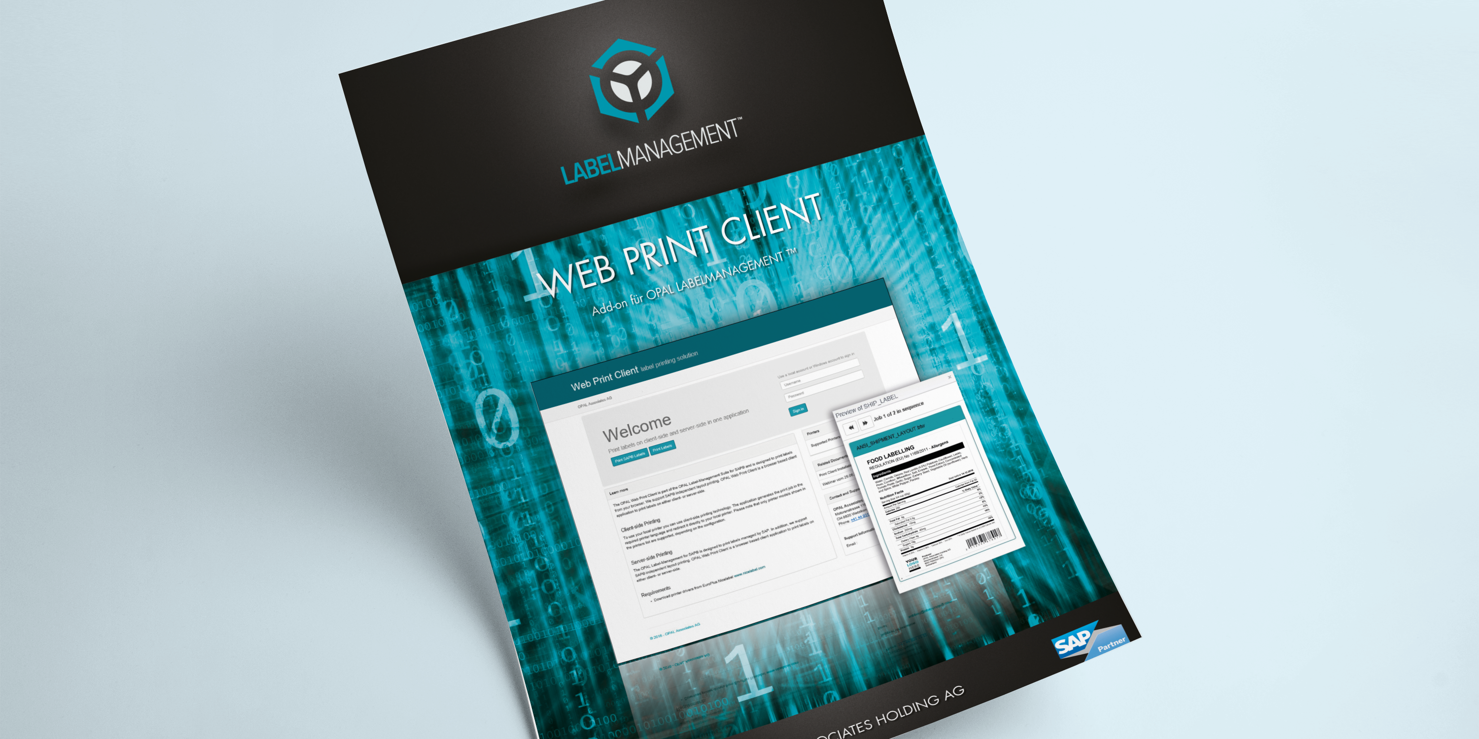 Case Study Web Print Client - Add-On für LABELMANAGEMENT - OPAL