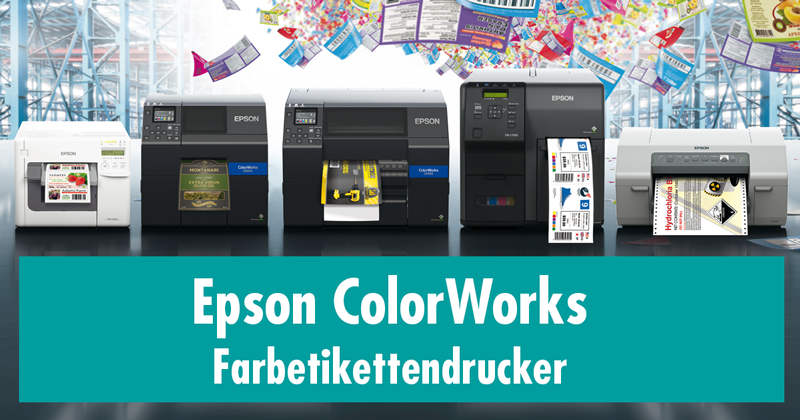 Epson-ColorWorks-Farbetikettendrucker Alle Modelle der Epson Colorworks Farbetikettendrucker Reihe