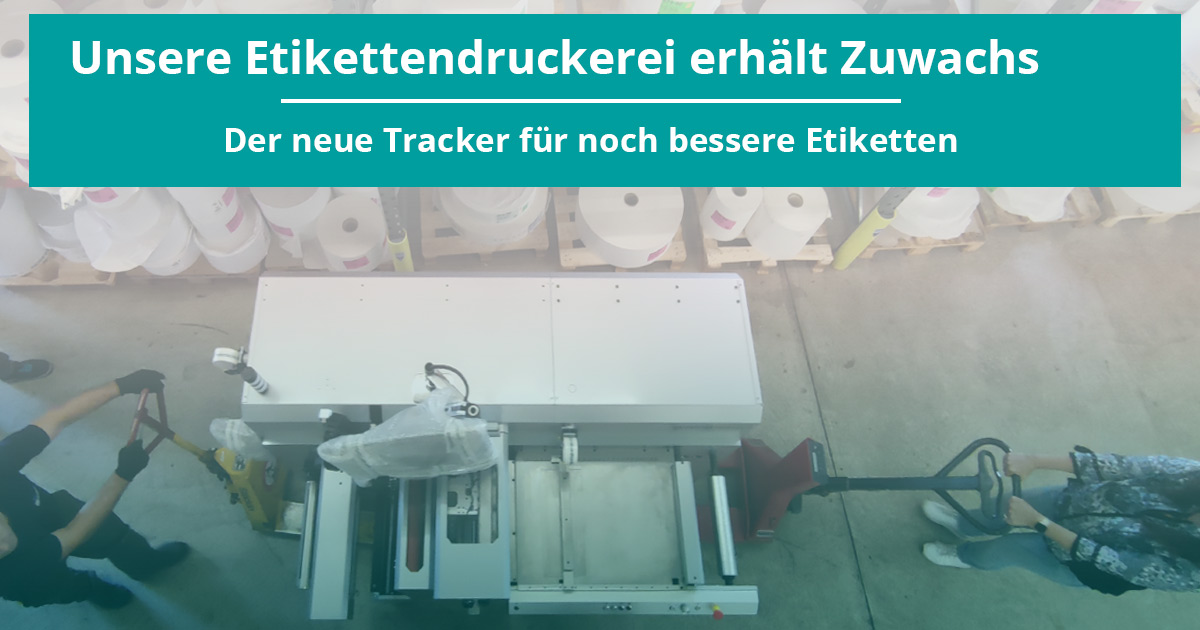 Etikettendruckerei neuer Tracker